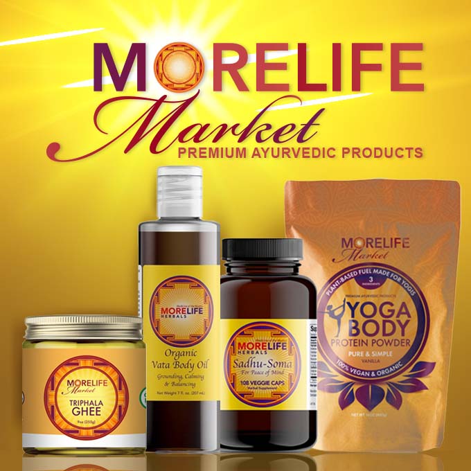 MoreLifeMarket Ayurveda Herbal Ghee Oil Protein Powder