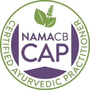 NAMACB CAP Certified Ayurvedic Practitioner logo